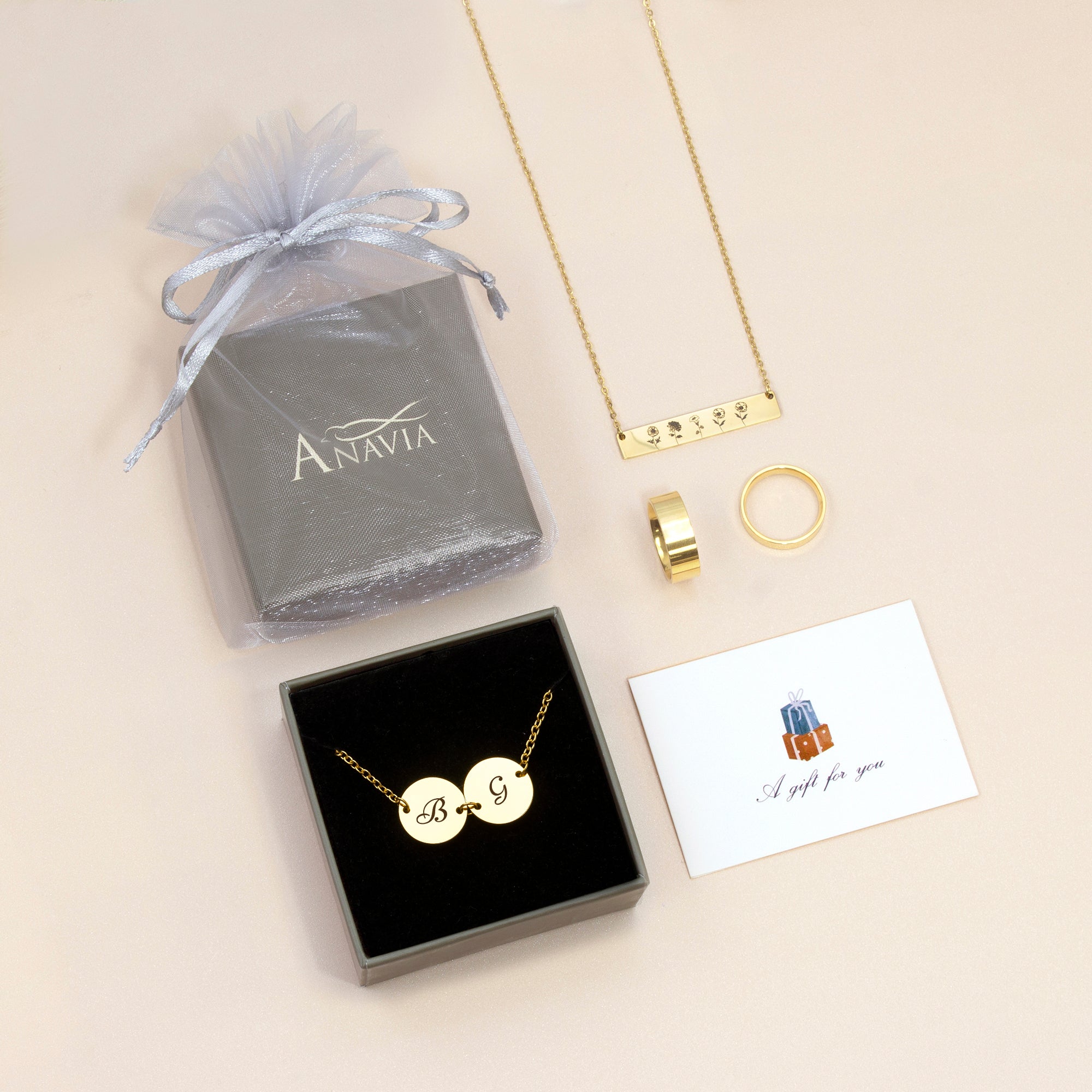 Personalized Multi-Charm Bracelet