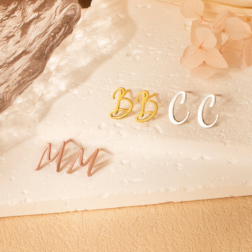 Personalized Letter Earrings