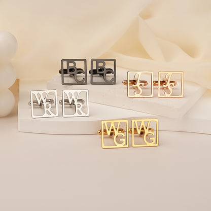 Personalized Initial Cuff Links