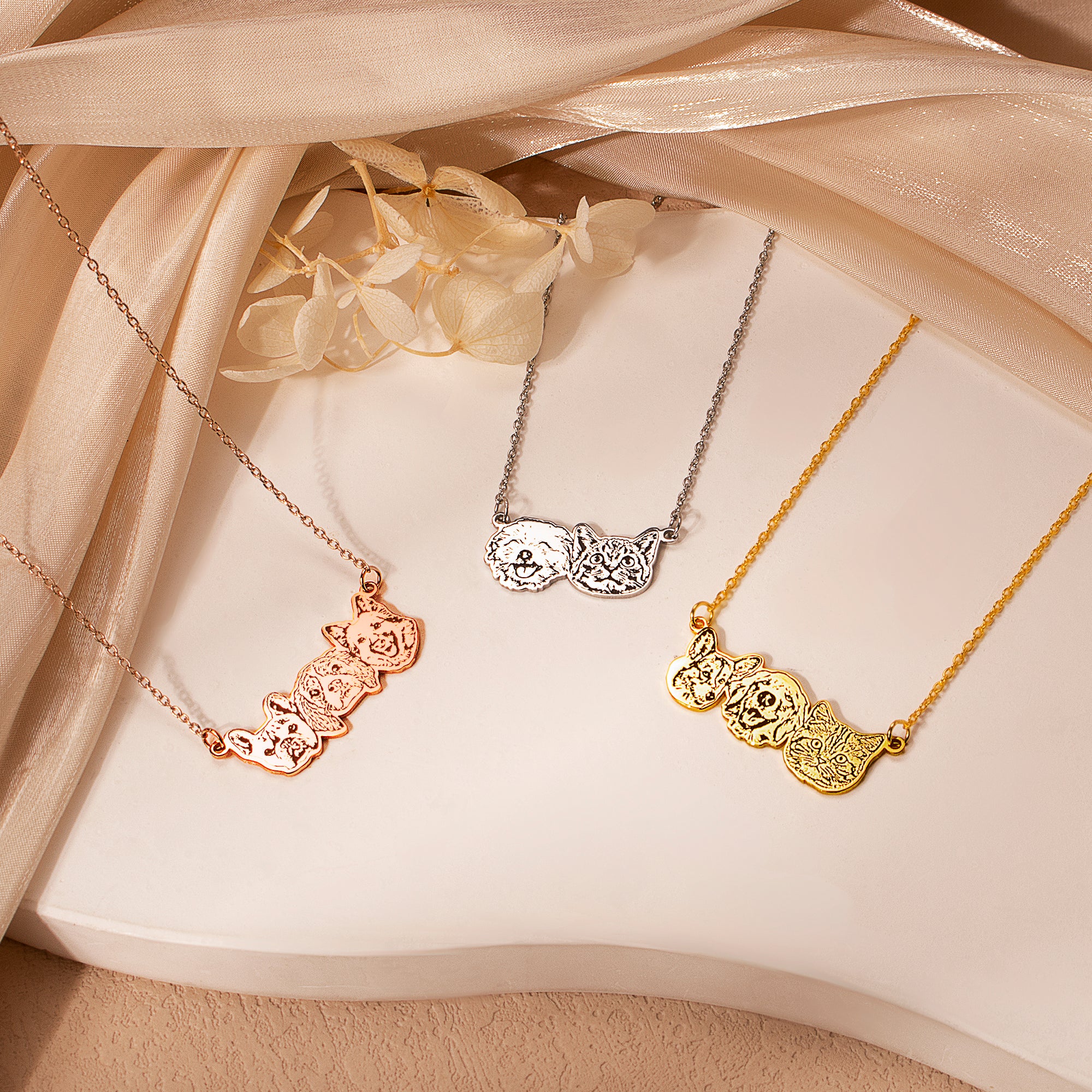 Pet Portrait Necklace