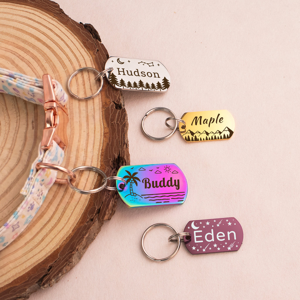 Personalized Tag Stainless Steel Pet ID Tag