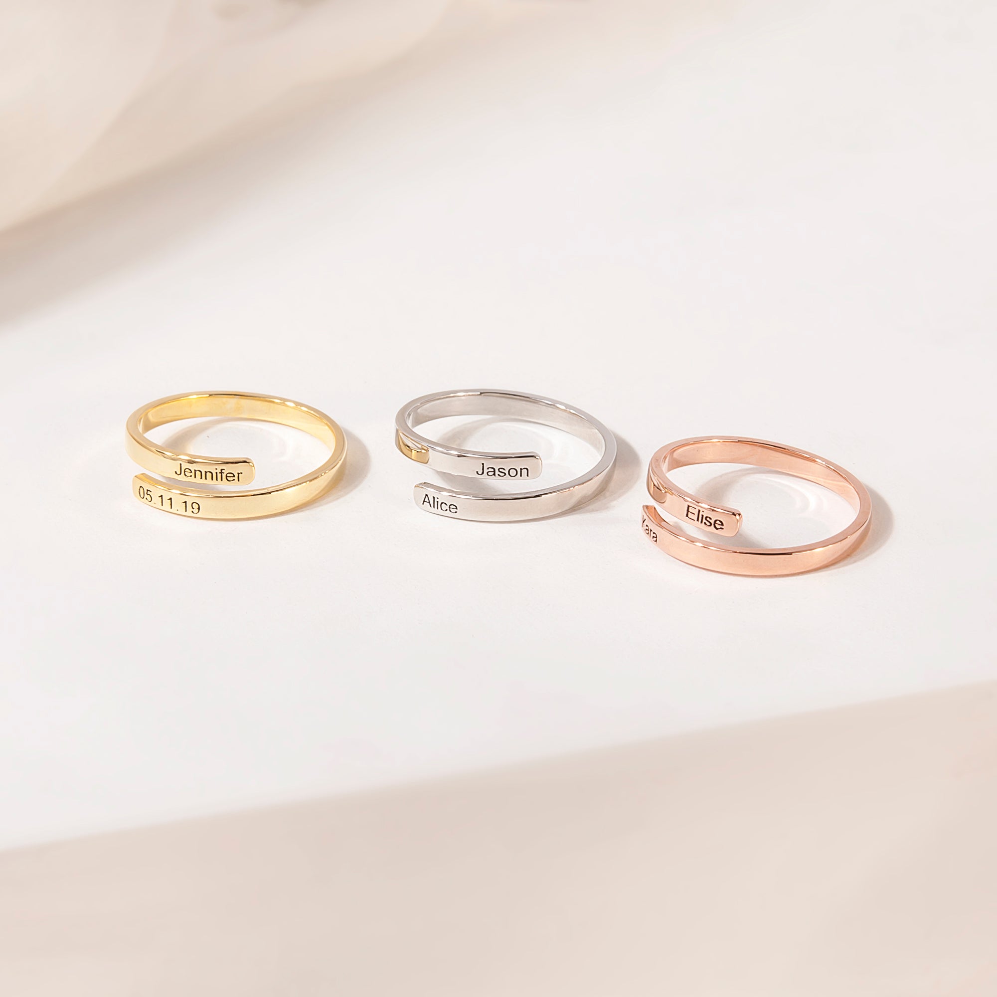 Custom Two Layer Wrap Ring