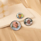 Custom Round Photo Pin