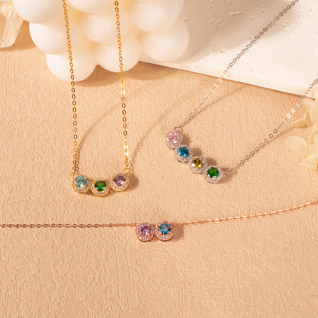 Sparkling Birthstone Necklace