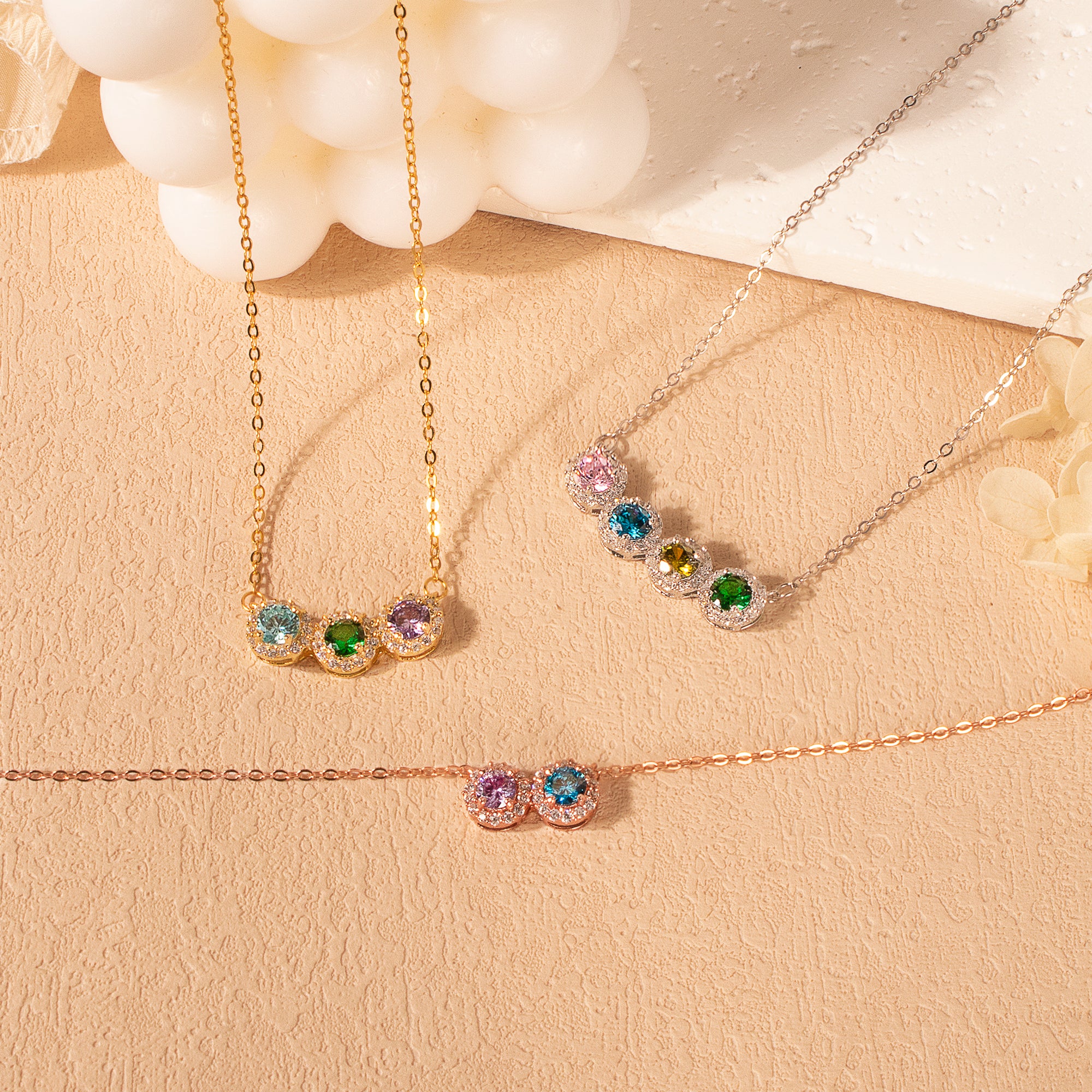 Sparkling Birthstone Necklace