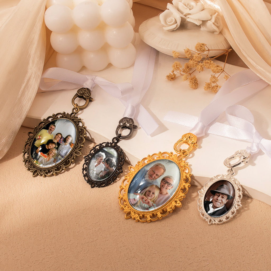 Oval Graduation Resin and Ribbon Brooch
