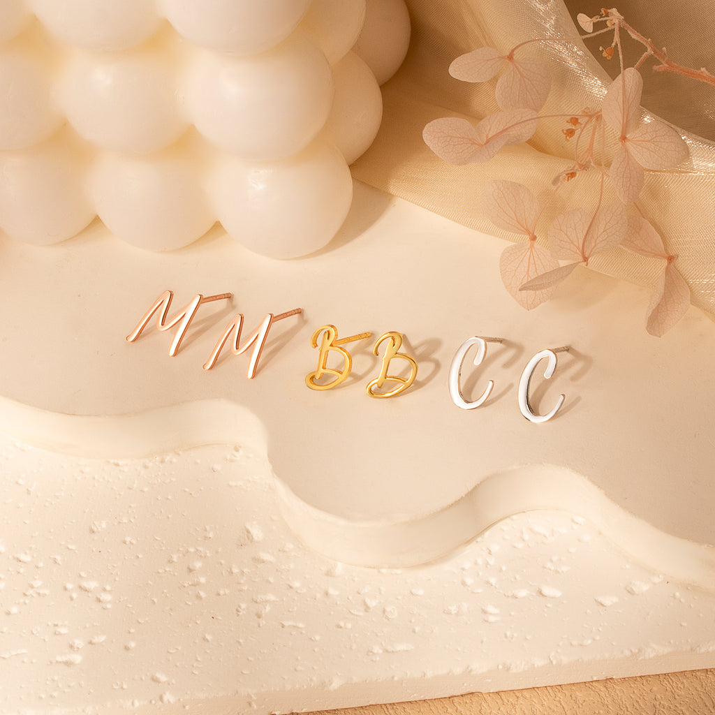 Personalized Letter Earrings