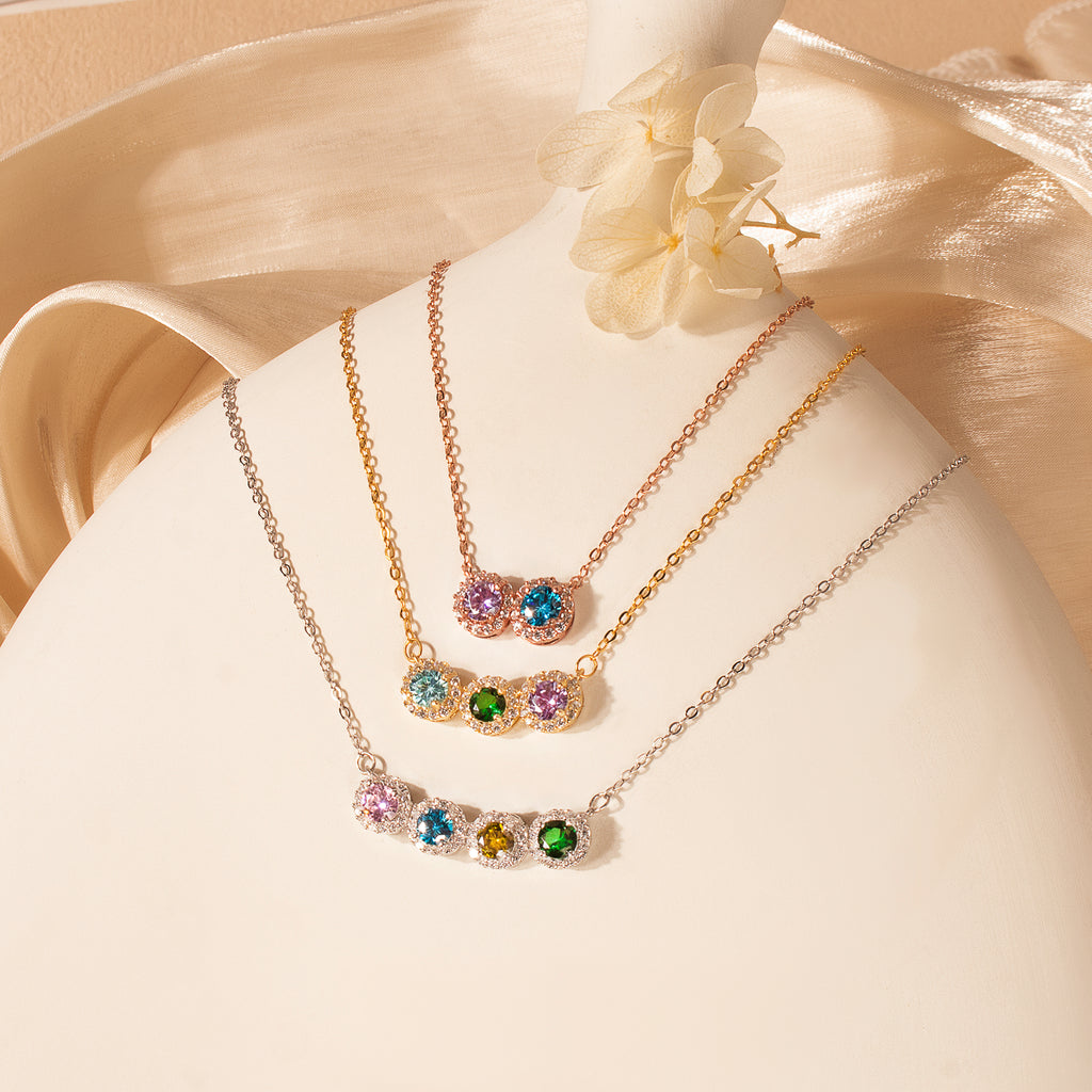 Sparkling Birthstone Necklace