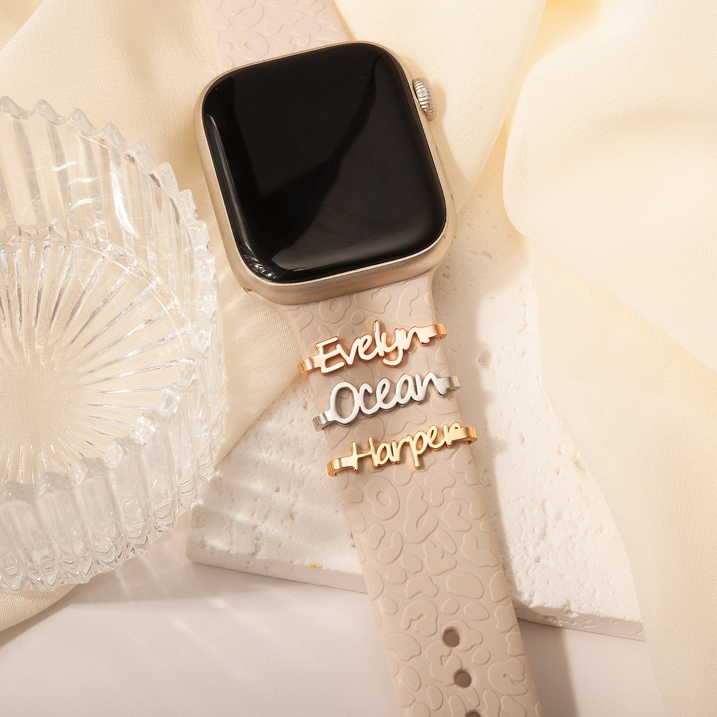 Personalized Watch Band Name Charm