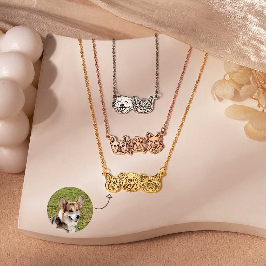 Pet Portrait Necklace