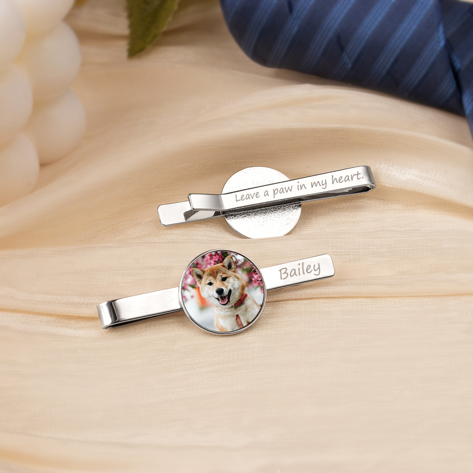 Men's Custom Photo Tie Clip