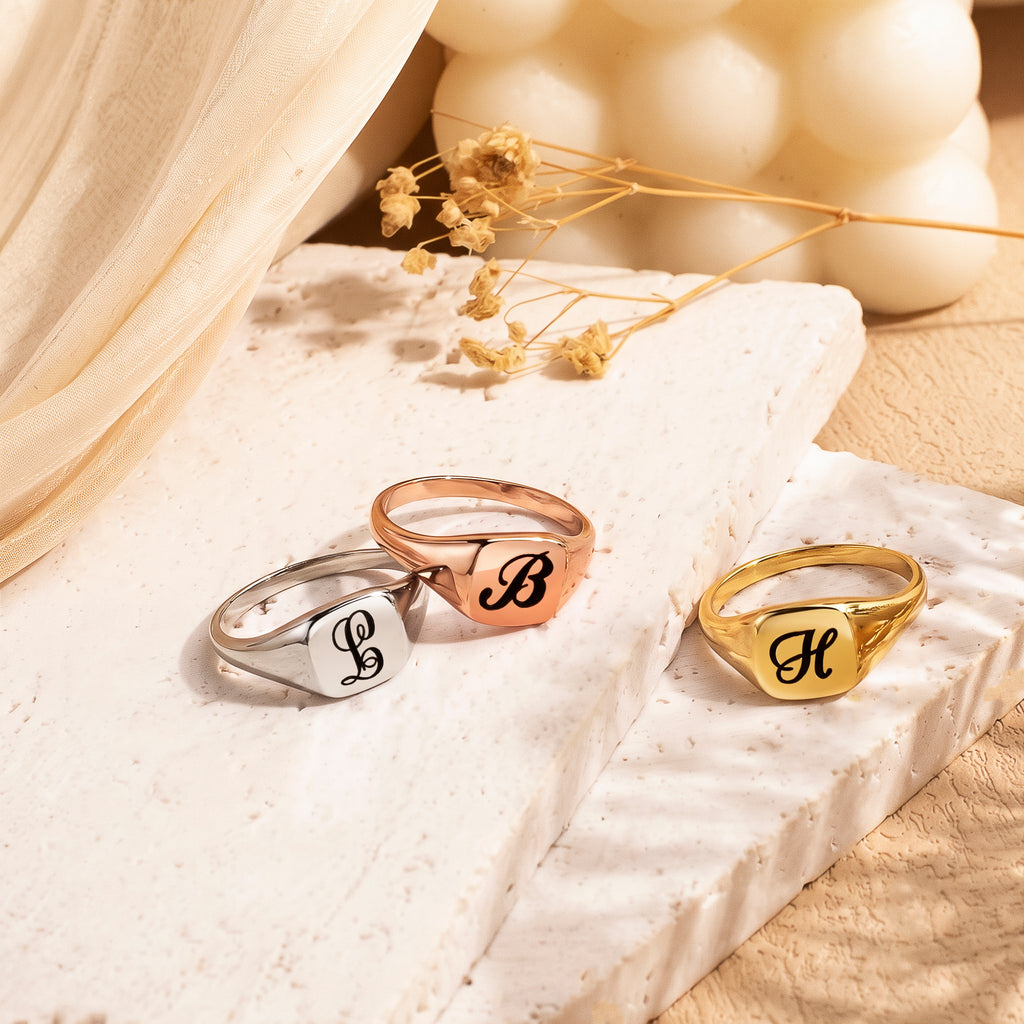 Square Signate Ring