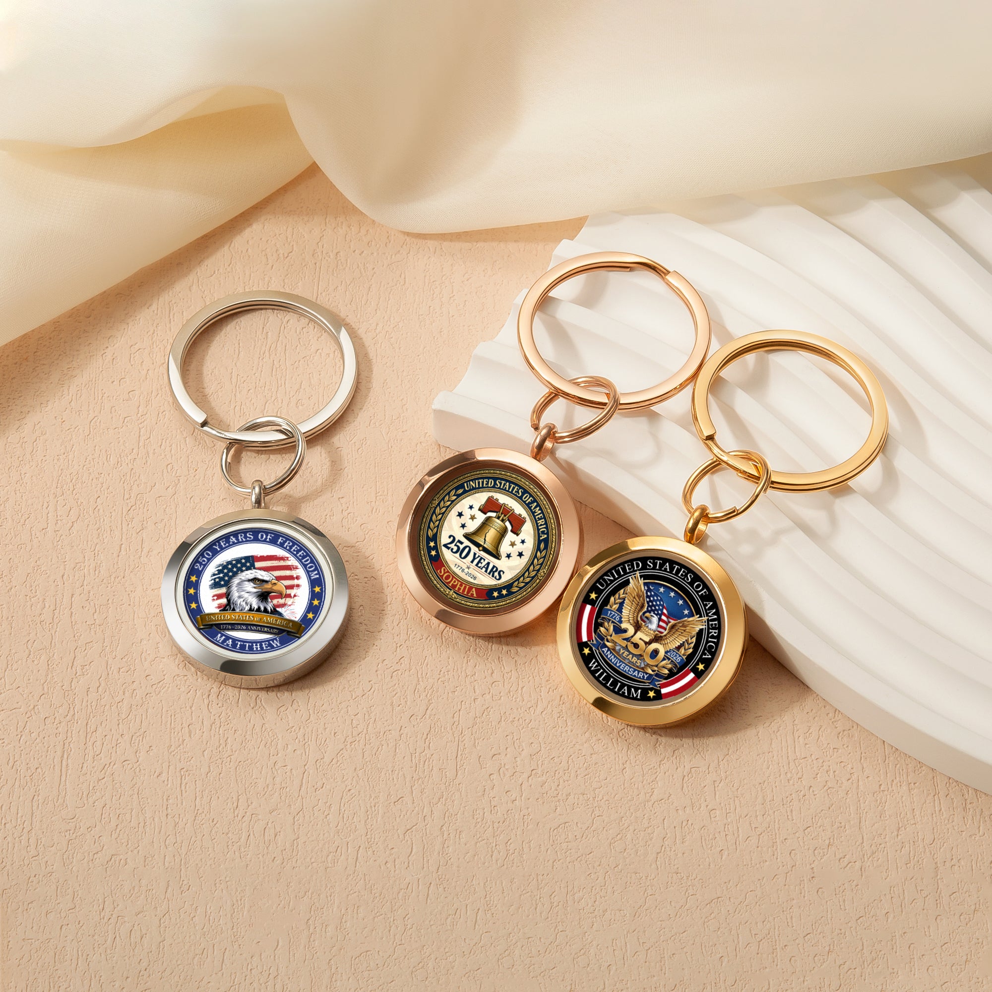 250th Anniversary Keychain