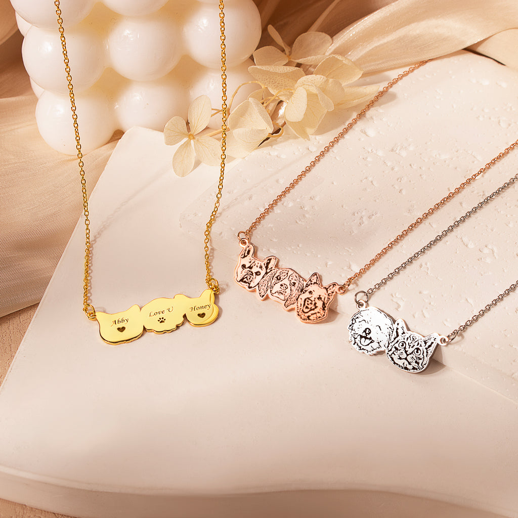 Pet Portrait Necklace