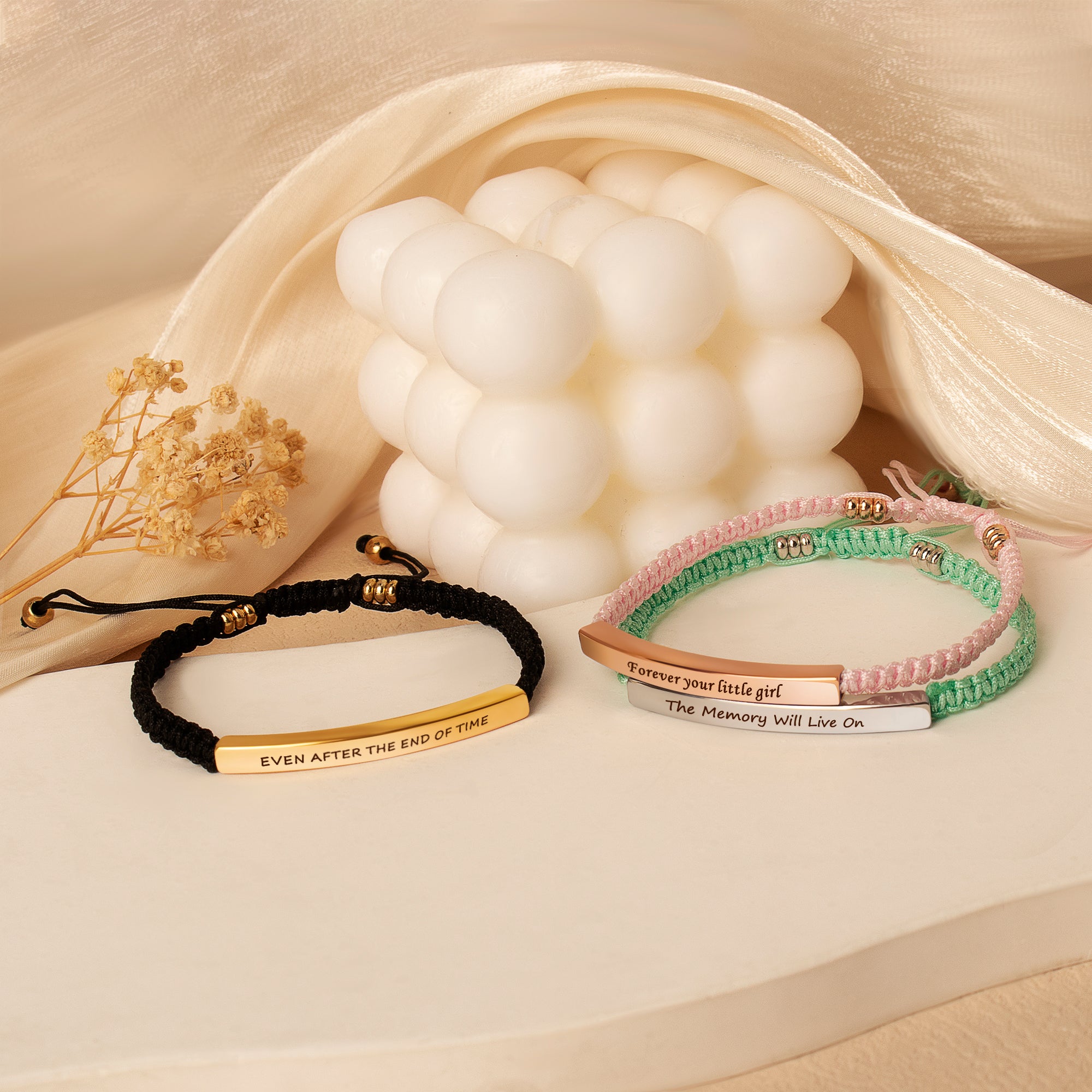 Braided Curved Tube Bracelet