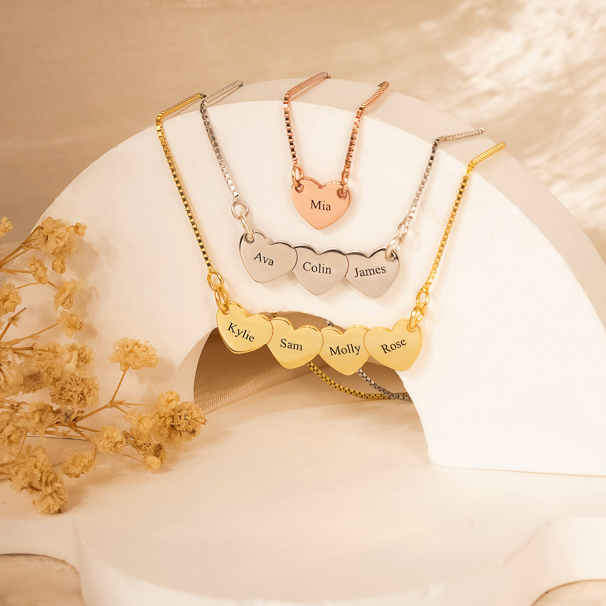 Personalized Heart Necklace