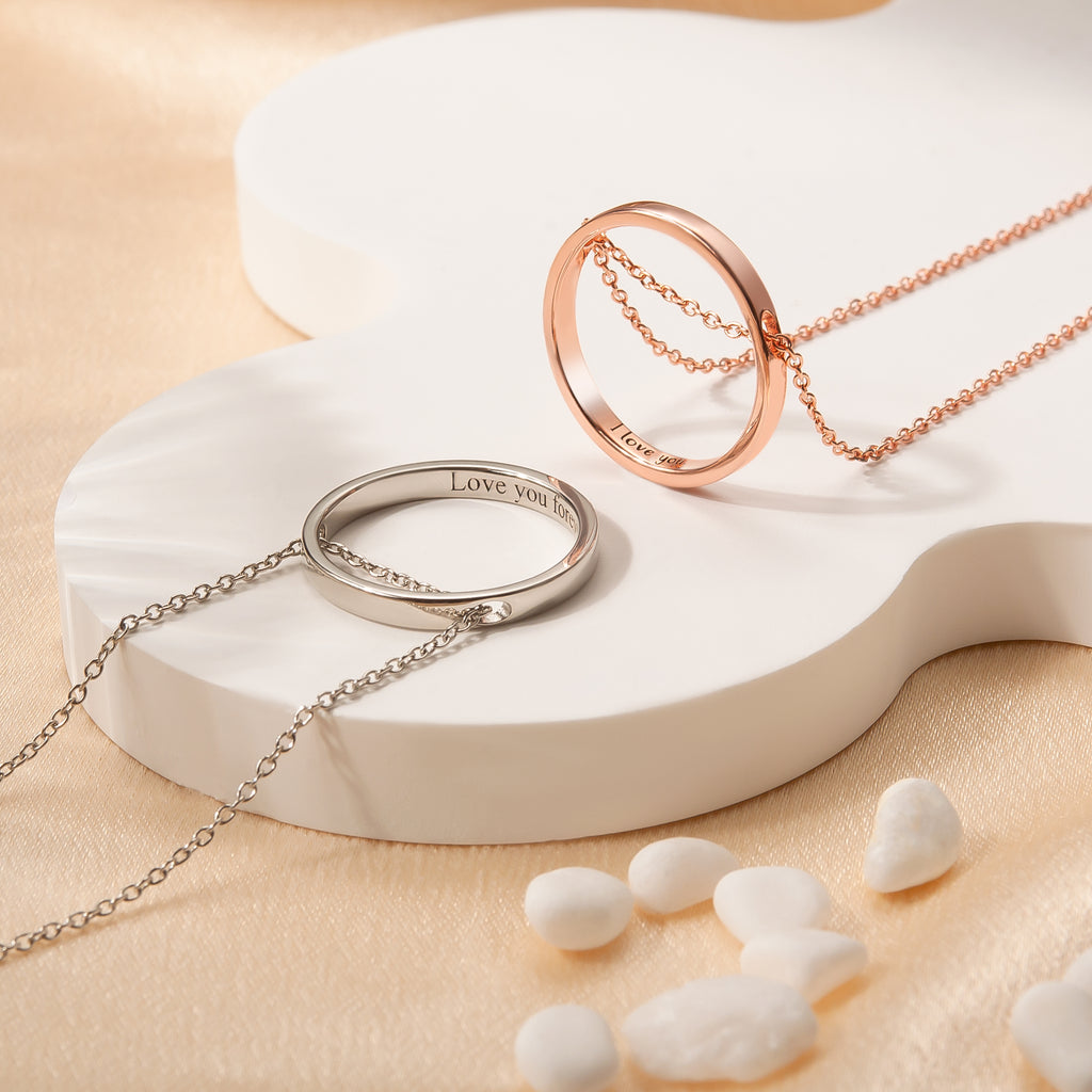 Personalized Ring Necklace