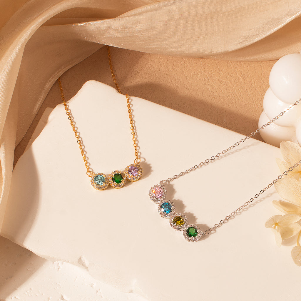 Sparkling Birthstone Necklace