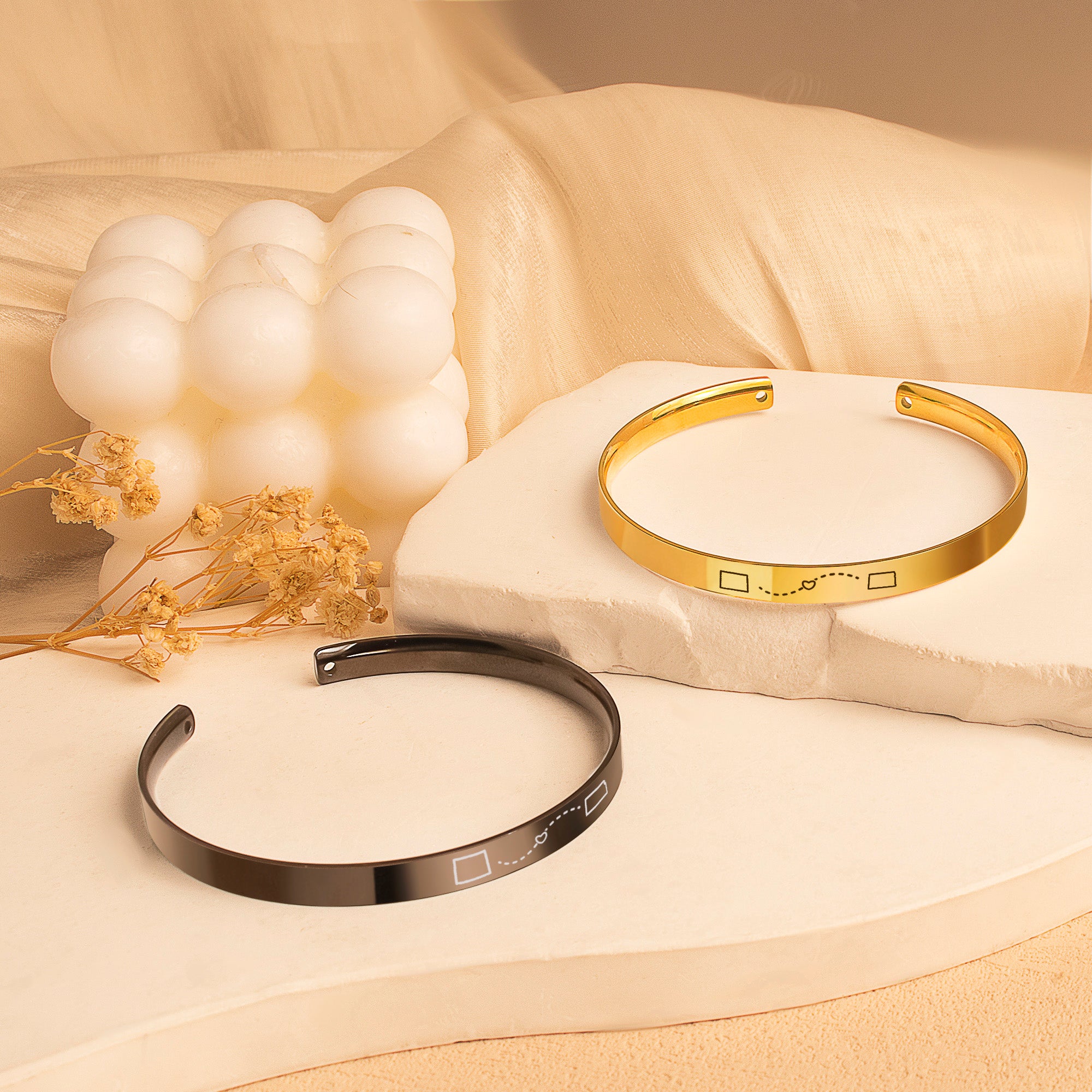 Long Distance Cuff Bangle