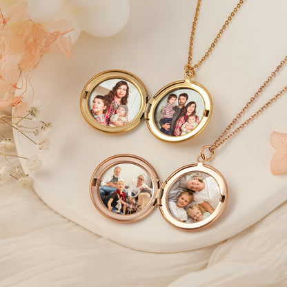 Build Your Own Bouquet Photo Locket Necklace