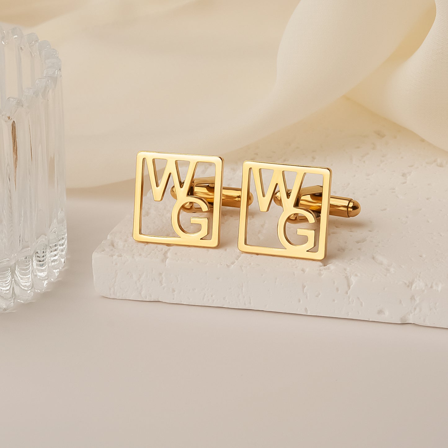 Personalized Initial Cuff Links