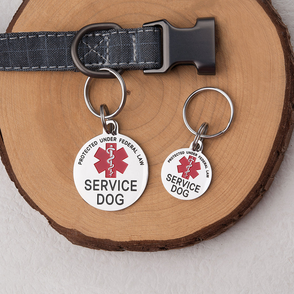 Service Dog Medical Alert Pet ID Dog Tag