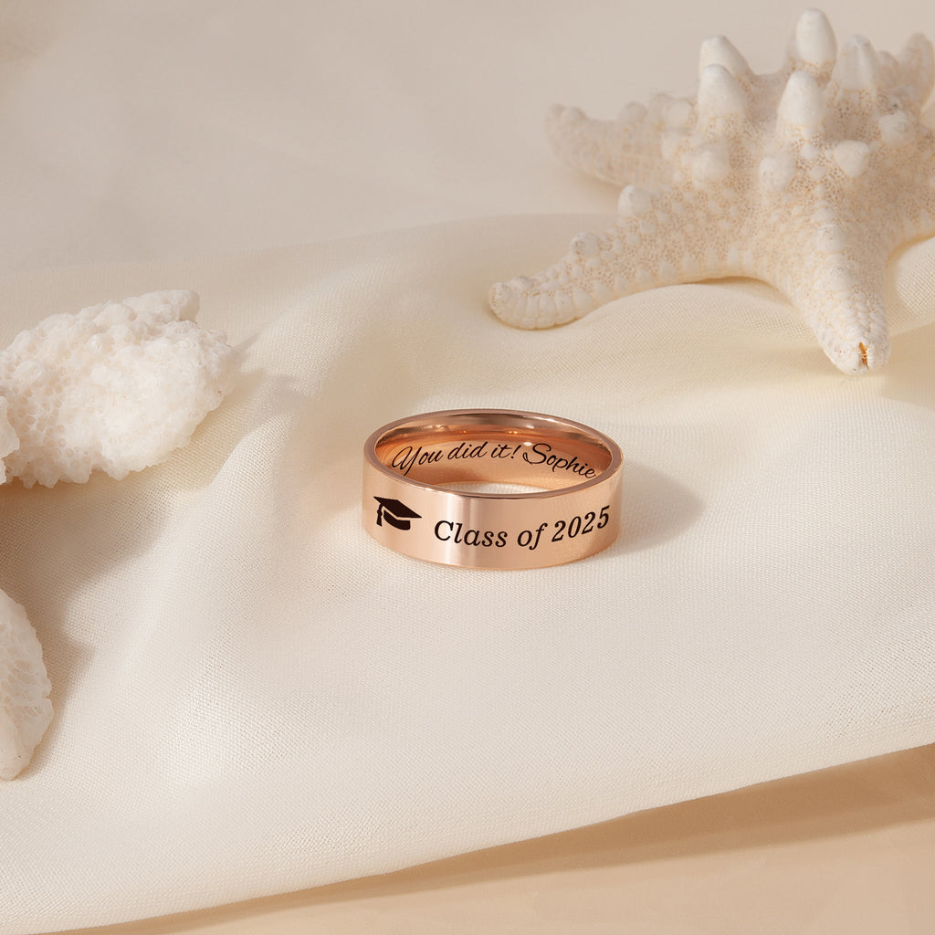Ipn Graduation Rings Custom Class of 2025 Graduation Ring Personalized Senior Gift – Anavia ...