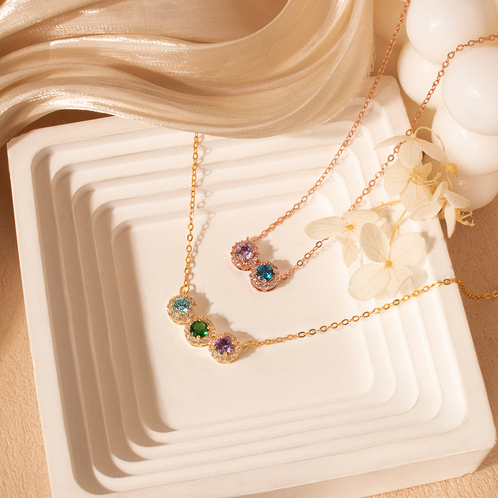 Sparkling Birthstone Necklace