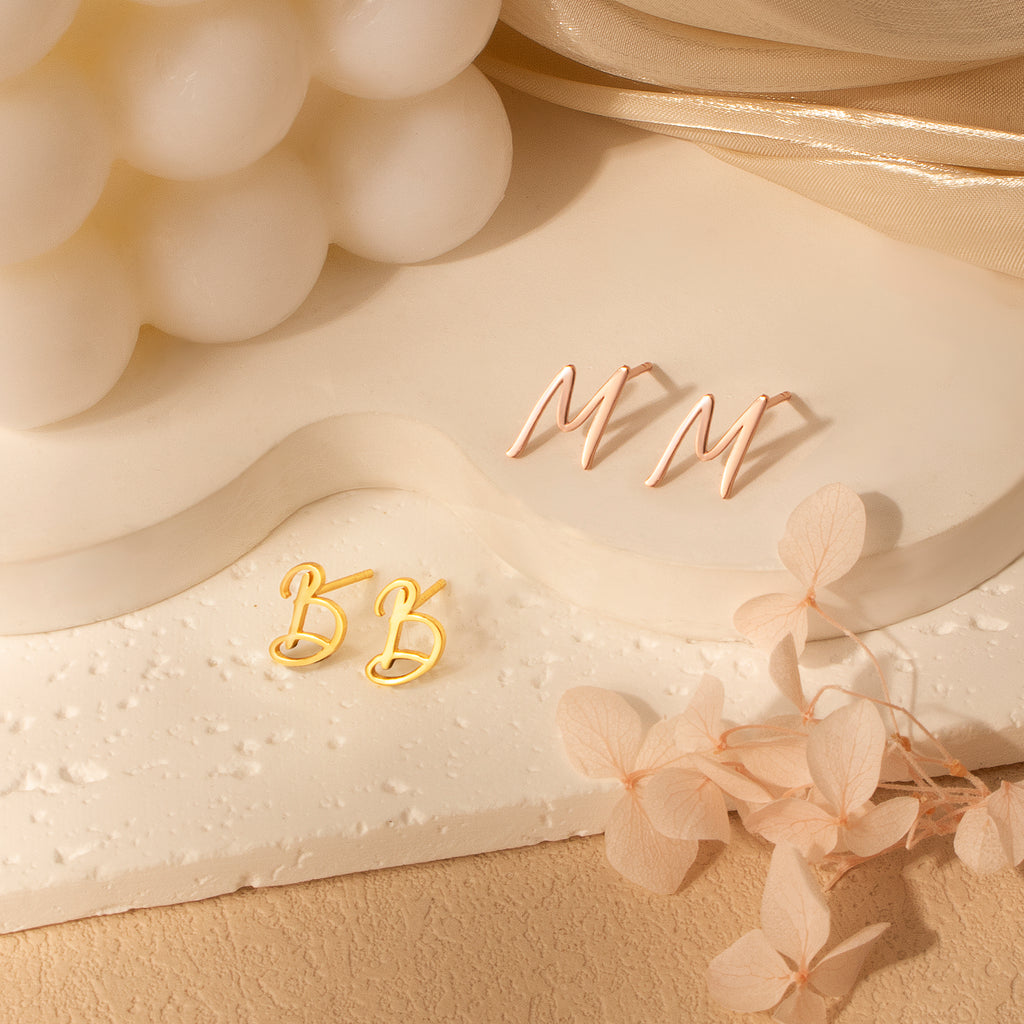 Personalized Letter Earrings