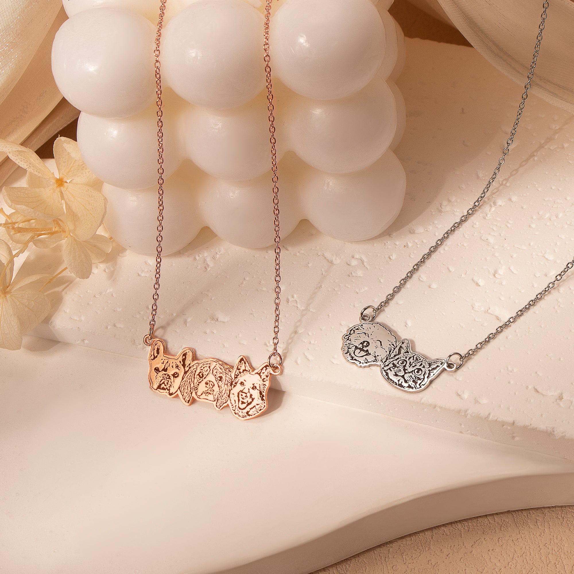 Pet Portrait Necklace