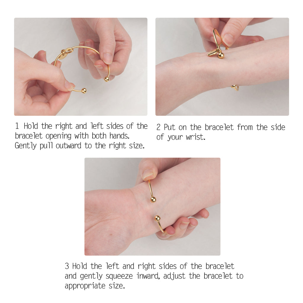 Pet Portrait Photo Custom Cuff Knot Bracelet