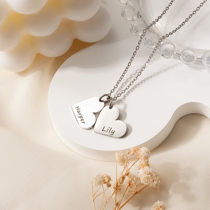 Personalized Mini Heart Necklace