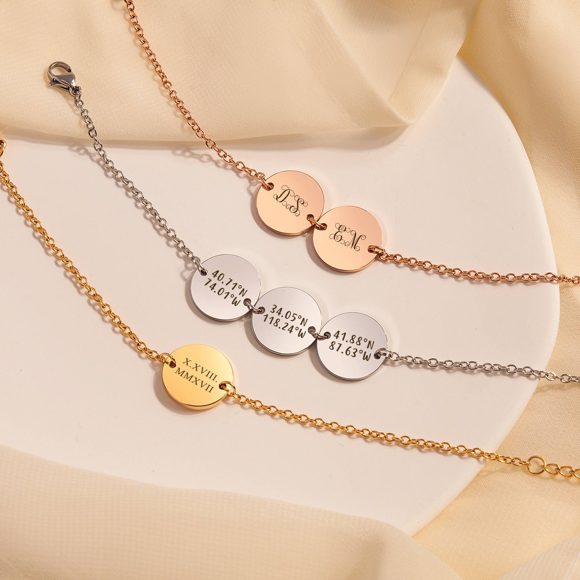 Personalized Multi-Charm Bracelet