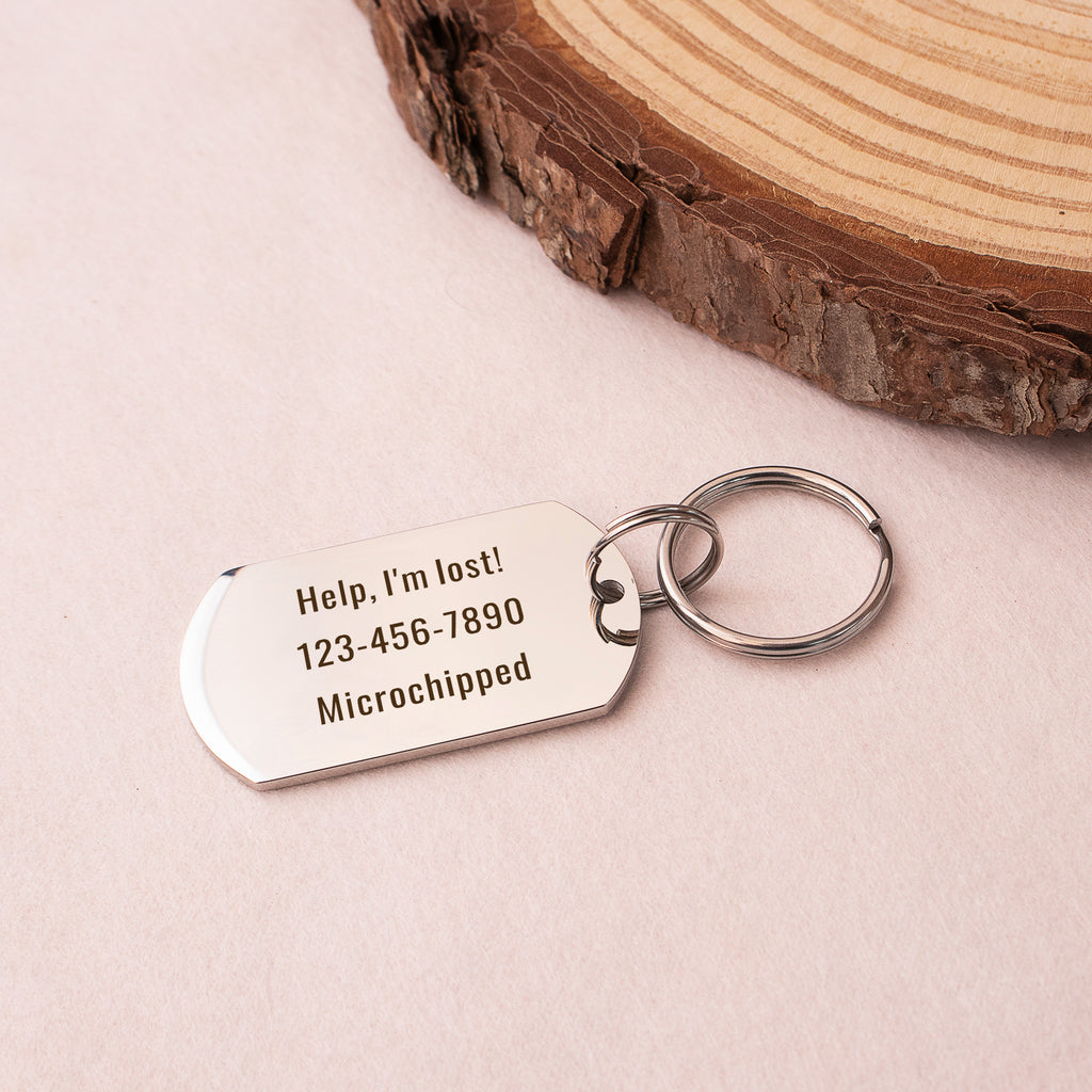 Personalized Tag Stainless Steel Pet ID Tag