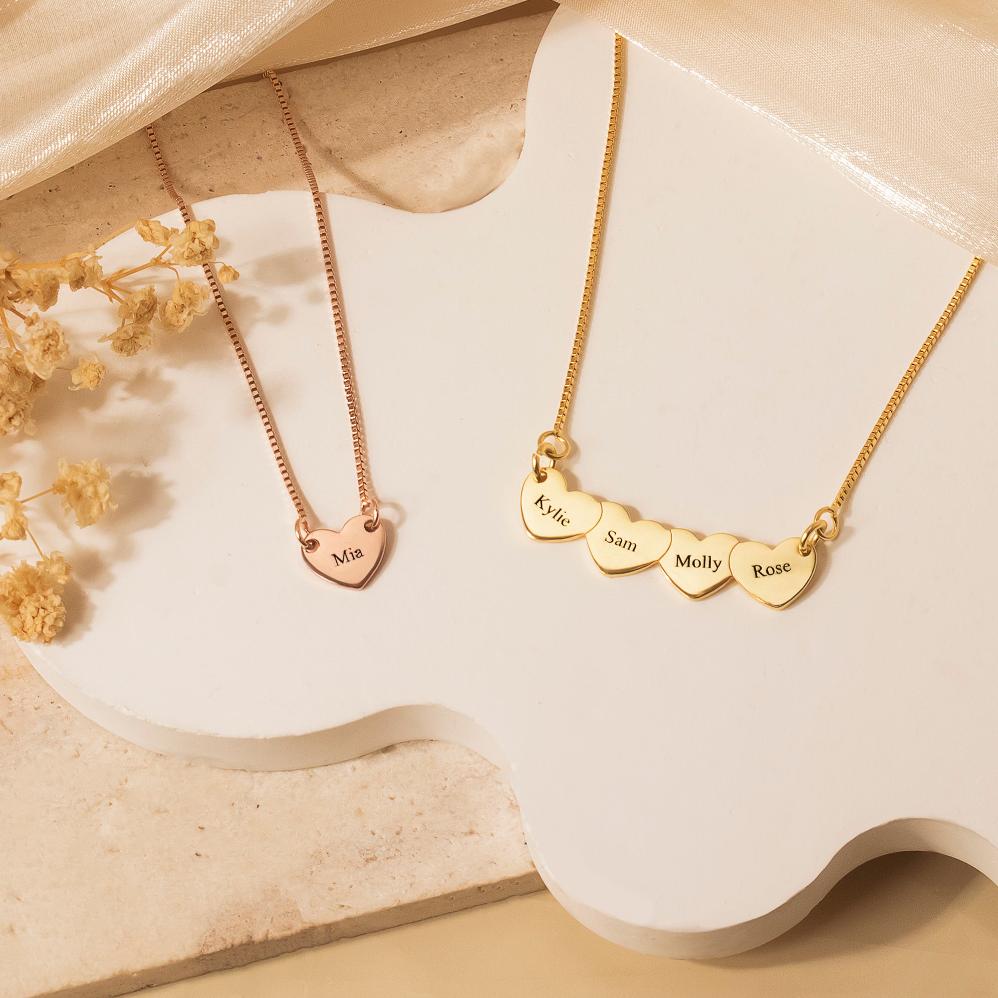 Personalized Heart Necklace