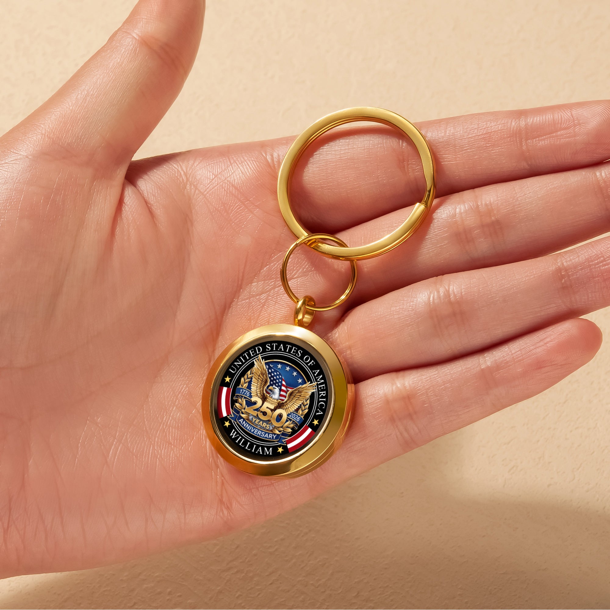 250th Anniversary Keychain