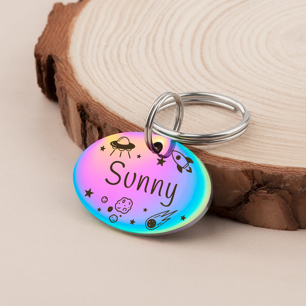 Personalized Oval Stainless Steel Pet ID Tag