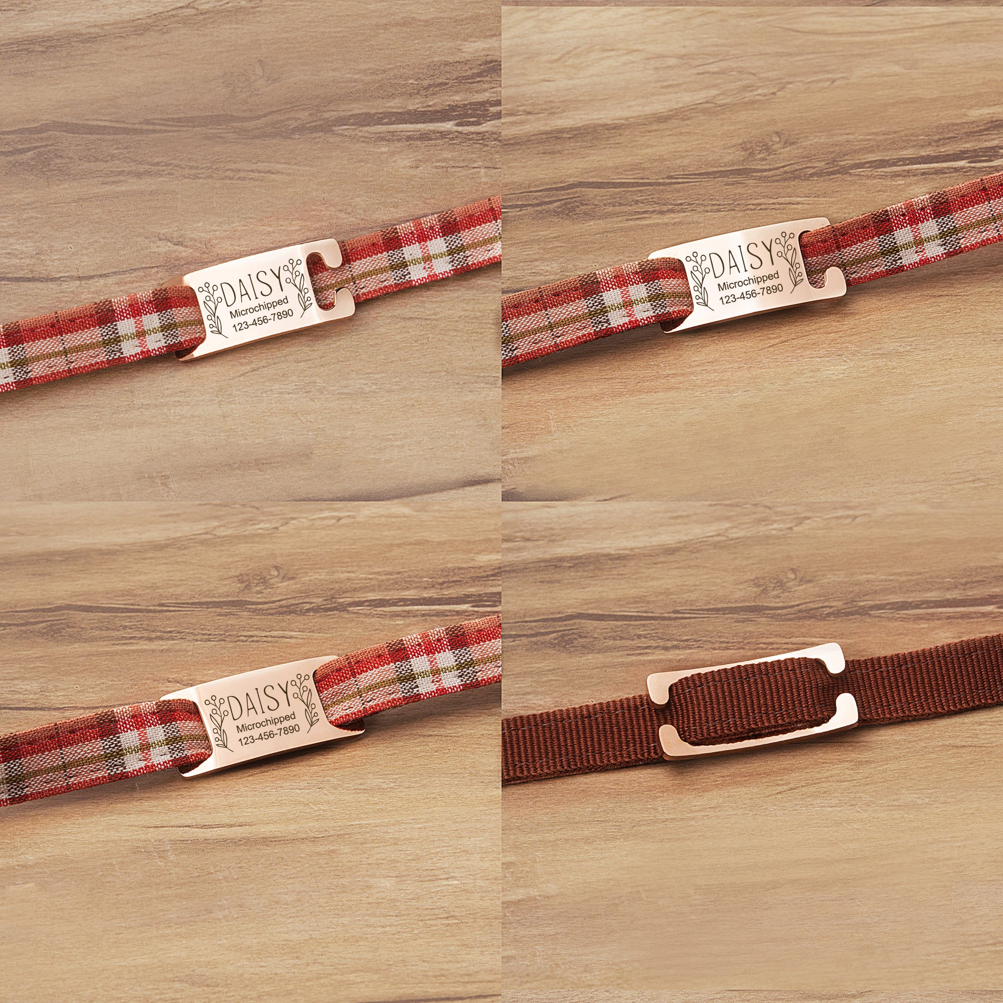 Slide-On Pet ID Tag with Designs