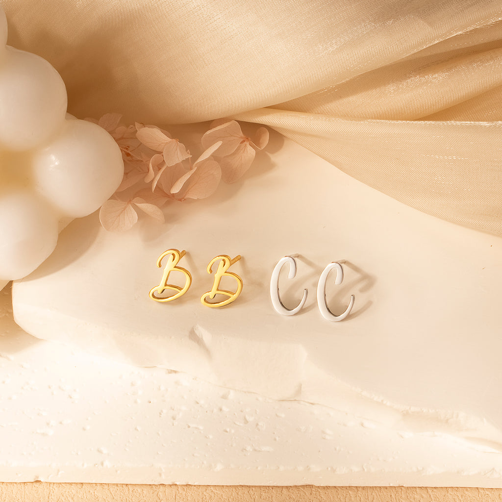 Personalized Letter Earrings