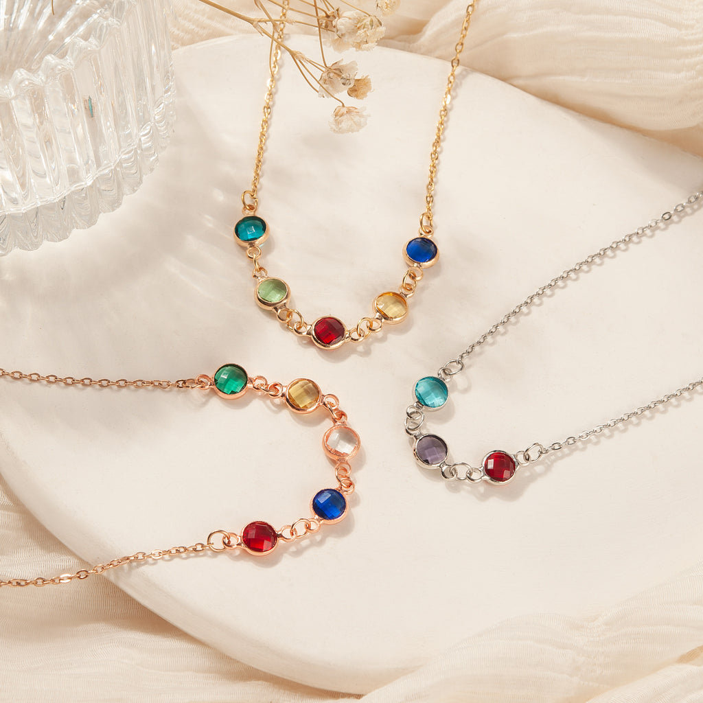 Birthstone Connecter Necklace