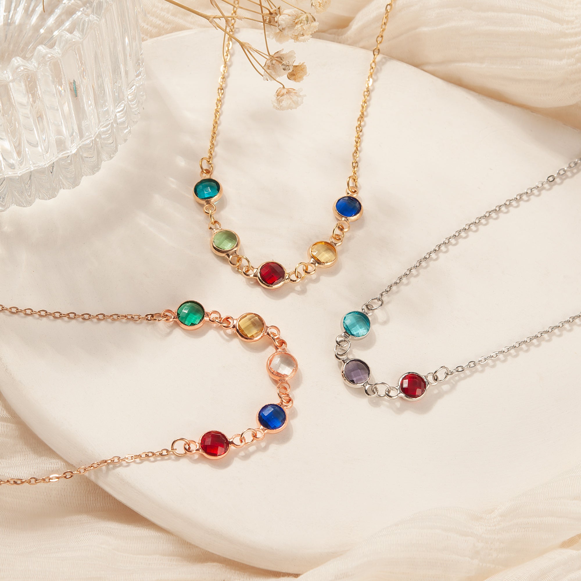 Birthstone Connecter Necklace
