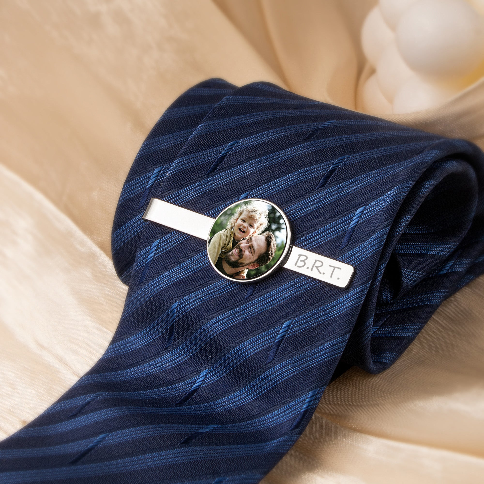 Men's Custom Photo Tie Clip