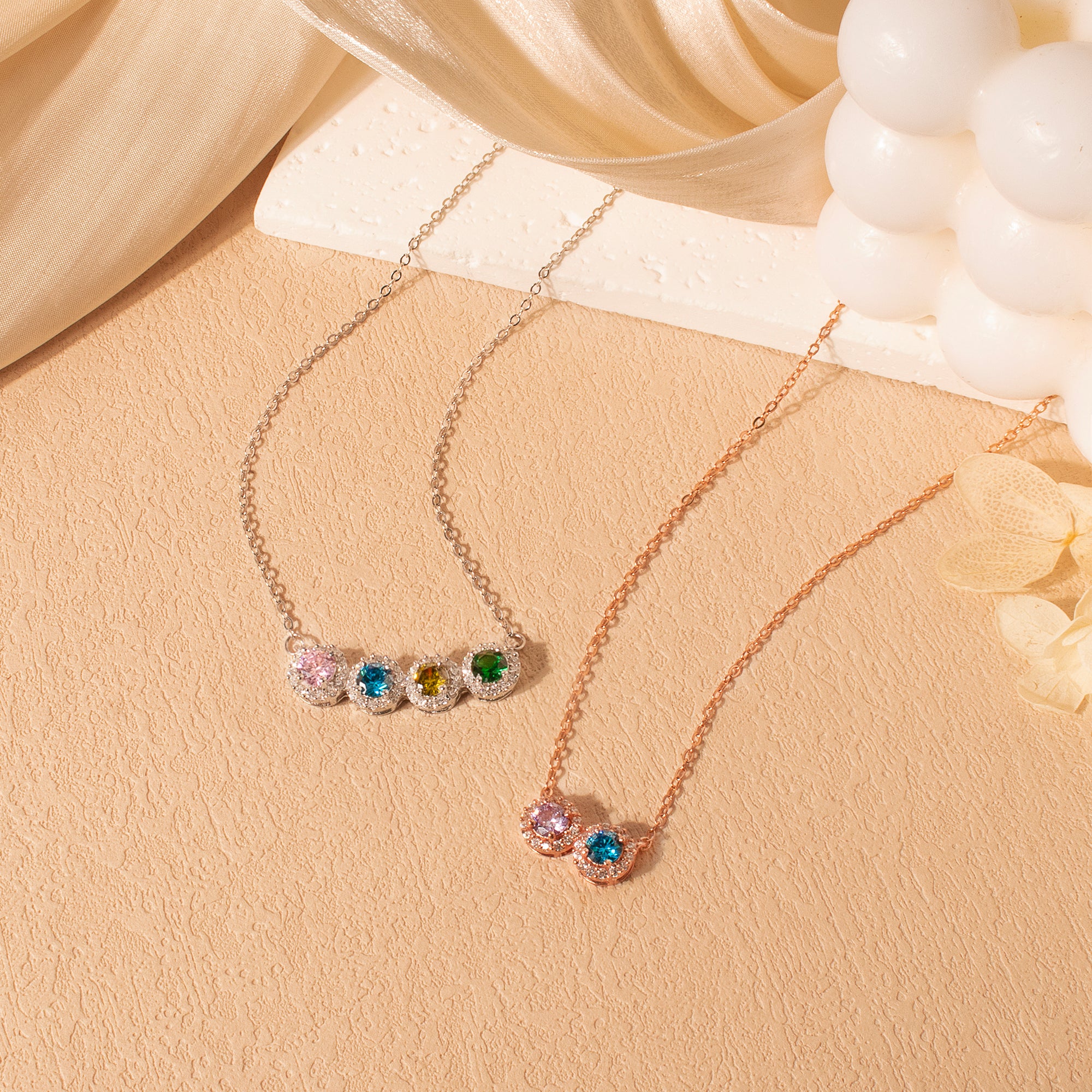 Sparkling Birthstone Necklace