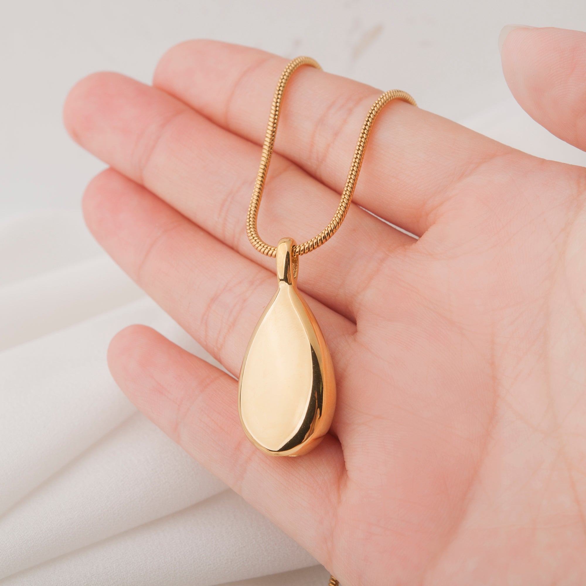 Teardrop Memorial Necklace