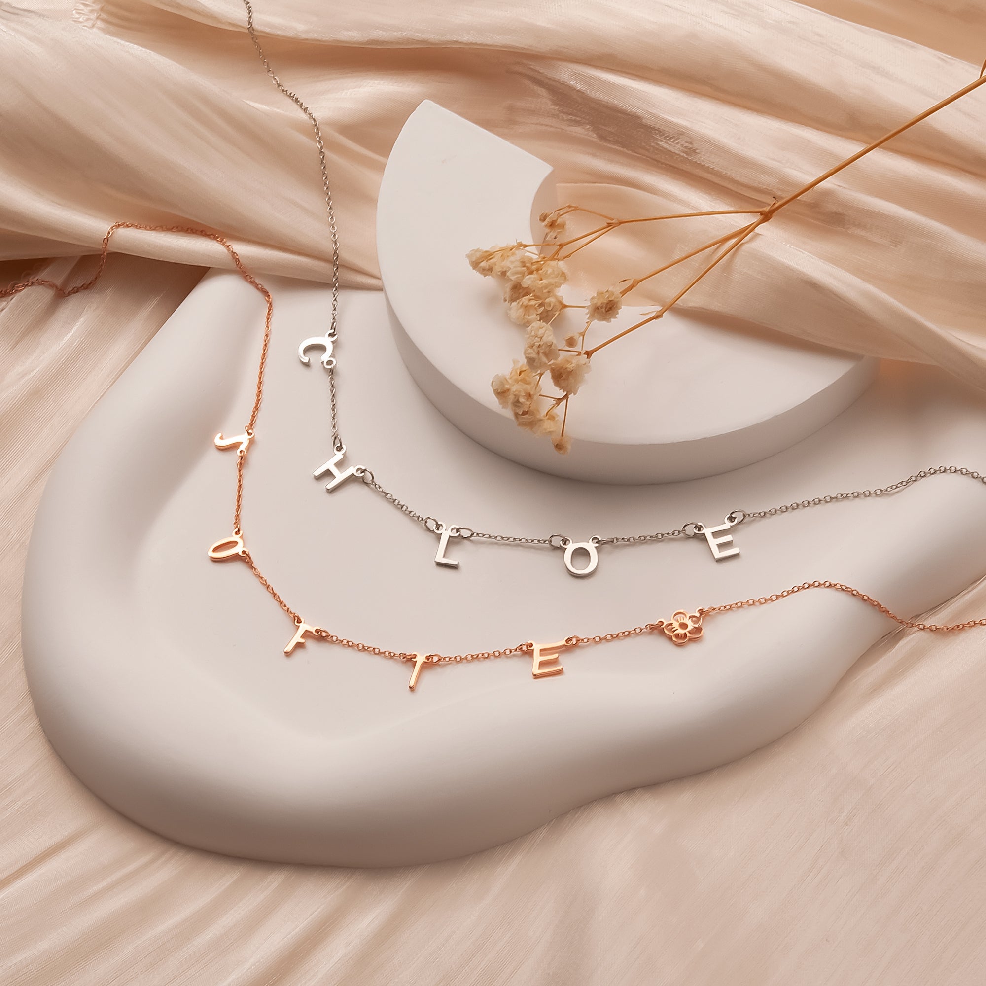 Birthstone and Charm Necklace