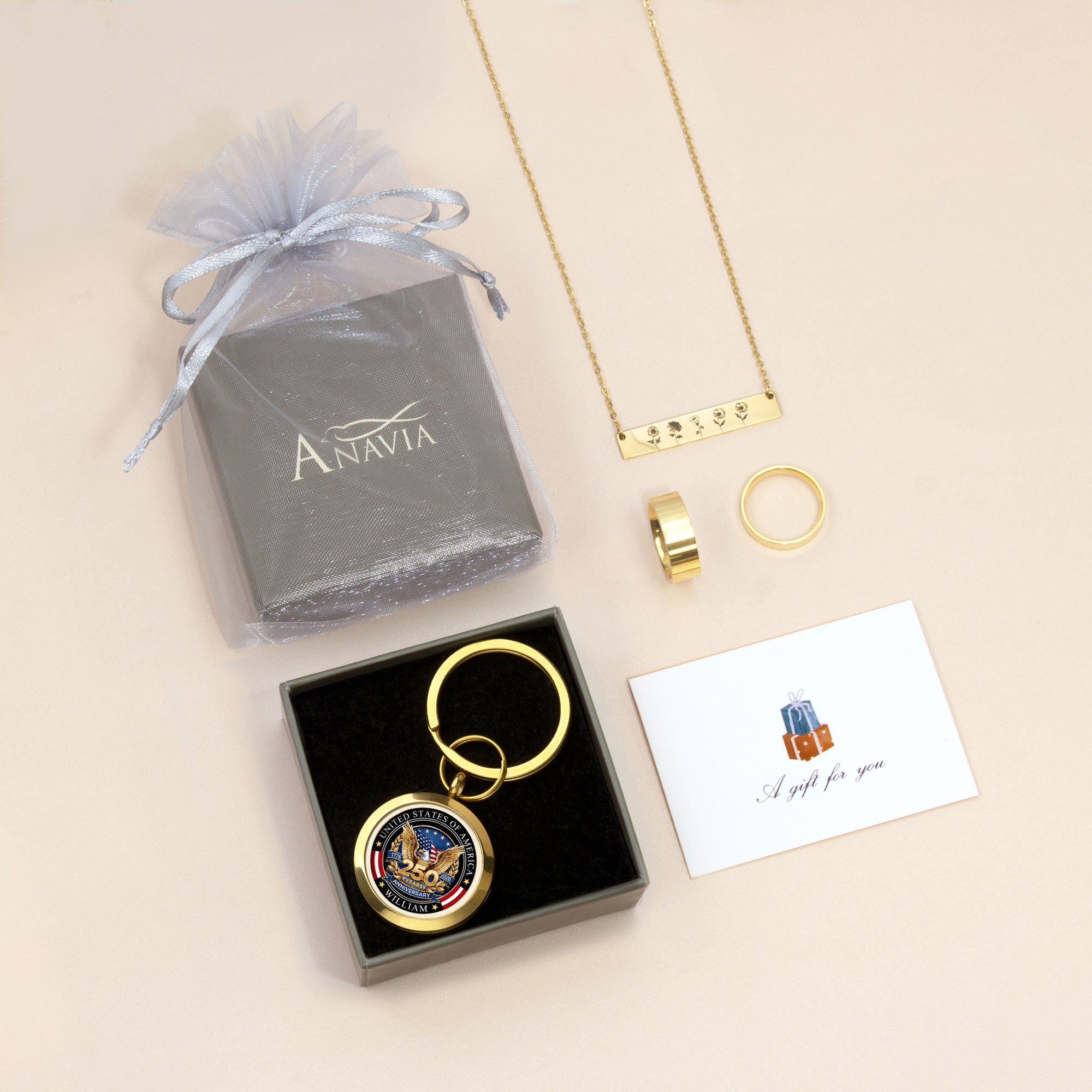250th Anniversary Keychain