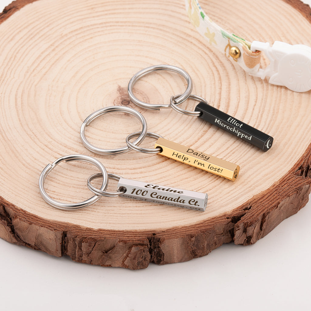 6-Sided Engraving Hexagon Pet Tag