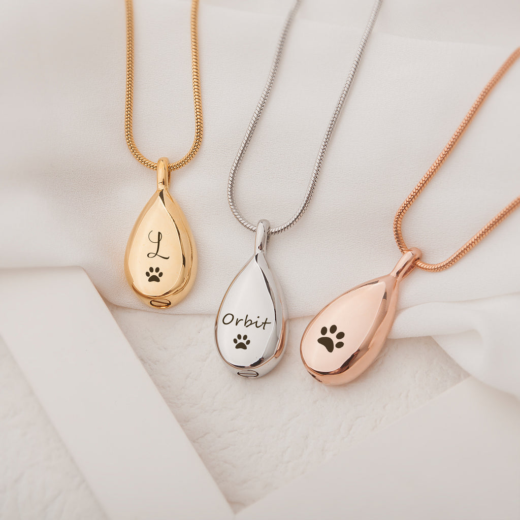 Teardrop Memorial Necklace