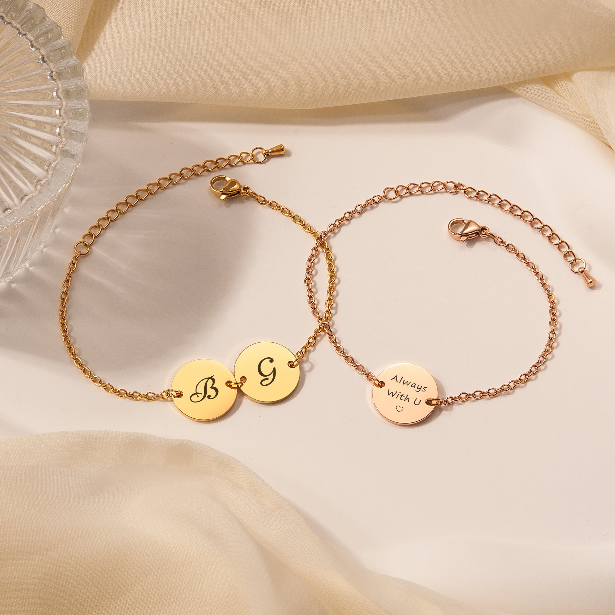 Personalized Multi-Charm Bracelet