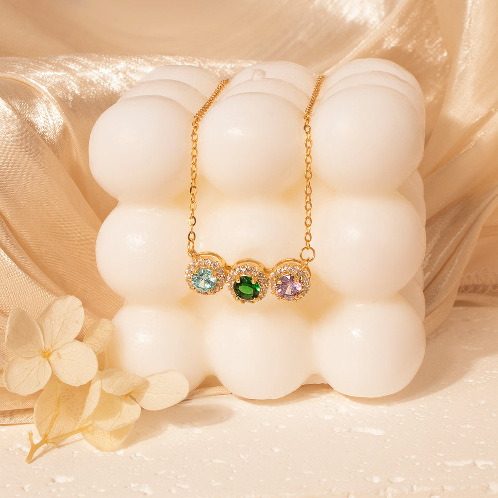 Sparkling Birthstone Necklace